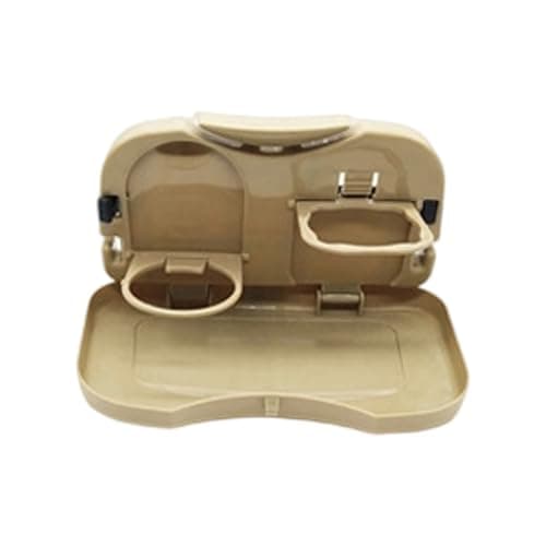 Bnojjellol Foldable Car Backseat Tray Organizers with Cup Holder Suitable for Secure Dining Work and Storage in Vehicles Spill Proof Vehicle Organizers Tray