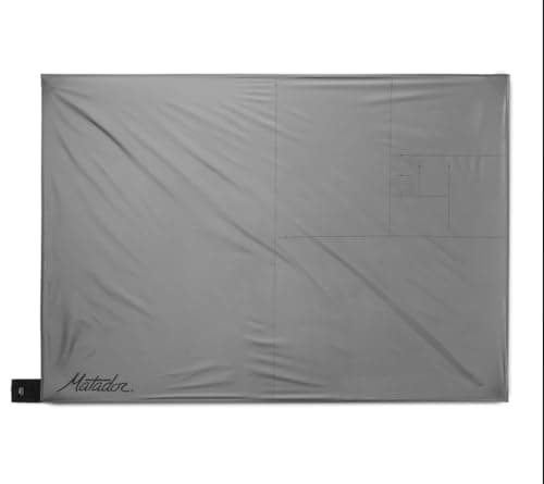 Matador Pocket Blanket 4.0 - Black (Seats 2-4); Lightweight Picnic Blanket with Pegs; Foldable Picnic Blanket for Dry Sitting; Sandless Beach Mat & Festival Blanket for Concert, Walking, Hiking — view 2