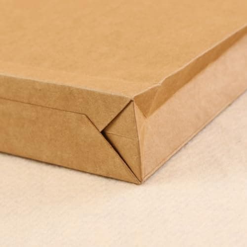 Alipis 6pcs Brown Paper File Bag with Large Capacity for Organizing Documents and Clothes Packing Bag Suitable for Office and Traveling Graduation Festival — view 2