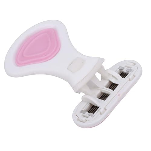 Bamjour Women Mini Shaving Kit 6 Layer Cutters Portable Travel Shaver with Foldable Handle 3 Refills for Smooth Hair Removal Sensitive Skin (Pink) — view 5