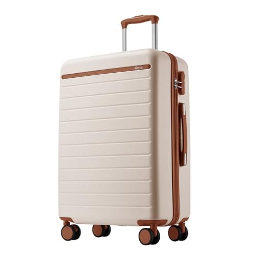 Kono 28 Inch Large Suitcase, Lightweight ABS+PC Luggage with 4 Wheels