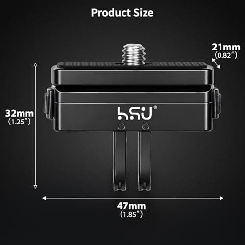 HSU Quick Release Adapter for Insta 360 Ace Pro 2 and Insta360 X5/X4/X3 — view 6