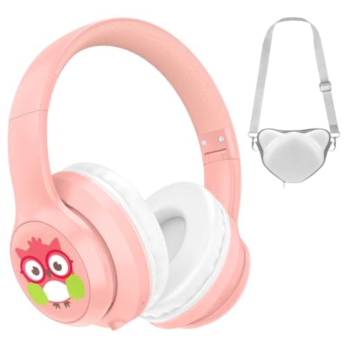 Active Noise Cancelling Headphones for Kids with Case Bluetooth 5.4