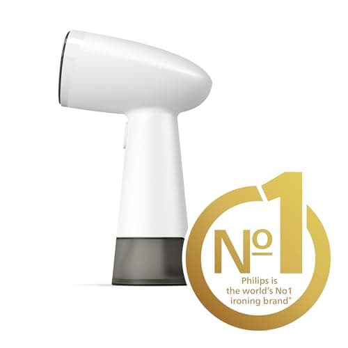Philips Handheld Garment Steamer 1000 Series, Ready in Seconds, White — view 2
