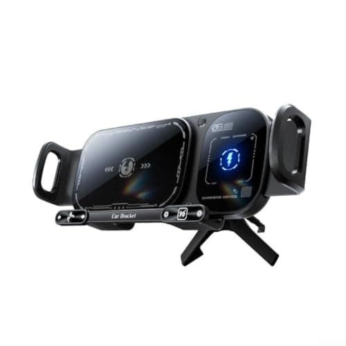 15W Wireless Car Holder 155mm Size for Folding Smartphones 15W(Black)