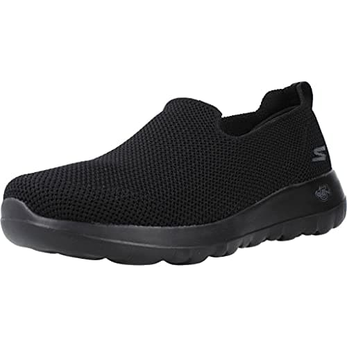 Skechers Women's Go Walk Joy Sensational Day Trainers, Black Textile/Trim, 8 UK