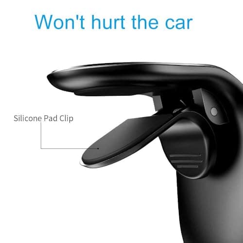 Woniyal Magnetic Car Phone Holder for Nissan Navara NP300 2015-2022, Magnet Car Mobile Air Grilles Ventilation Phone Holder L Type Air Vent Clip Mobile Mount Mobile Phone Holders,Gold — view 4