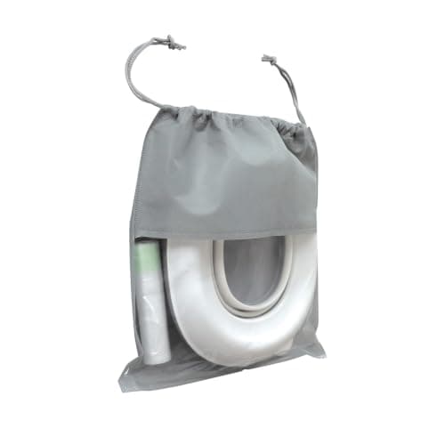 Nuby Go Potty Portable Toddler Toilet, Non-Slip, Travel Ready, Splash Guard, Suitable for 18+ Months (20 Disposable Bags Included) — view 4