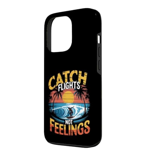 Catch Flights Not Feelings Digital Nomads Sunset Case for iPhone 13 Pro — view 2