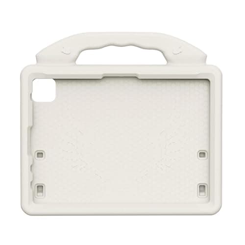 Pissente Protective Case EVA Shockproof Protective Case 11 Inch with Rotating Handle Precise Cutouts Drop Protection Stand for Pro 11 and Air 10.9 Students Kids Travel (Cream White) — view 2
