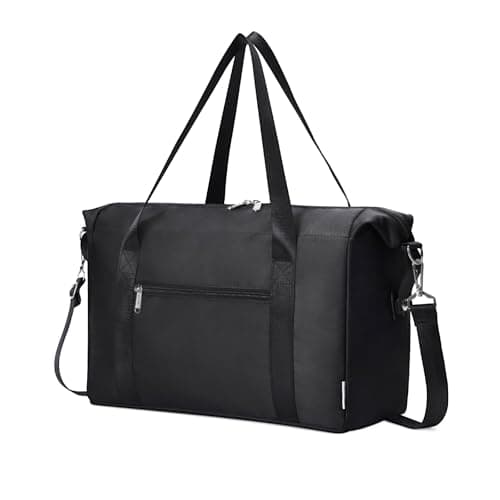Narwey for Ryanair Cabin Bag 40x30x20 Underseat Foldable Travel Duffel Ryan Air Hospital Bag Carry on Hand Luggage Holdall Tote Weekend Overnight Bag for Women and Men 20L (Black) — view 2