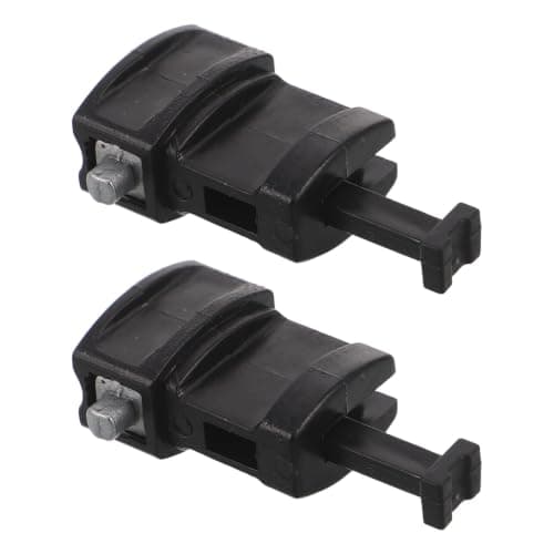 VANZACK 2pcs Replacement Telescopic Suitcase Handle Locking Clips for Luggage Repair, Metal and Plastic Sturdy Parts with Precise Compatibility, Suitable for Frequent Business Trips