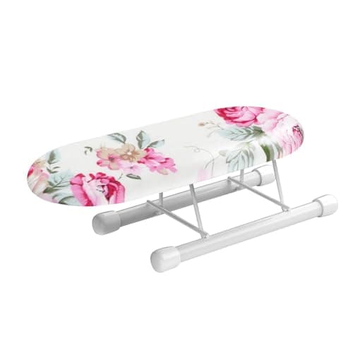 drburpily Small Folding Ironing Board Durable And Easy for Operation For Home And Travel Light Weight Metal Foldable Portable, Type 1 — view 4