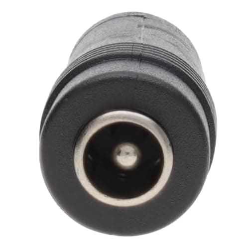 kenable DC Power Adapter 5.5mm x 2.1mm Female Socket to 3.5mm Mono Jack Plug Converter for CCTV LED Lights Solar Pumps Black — view 3