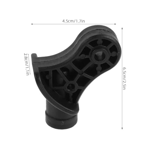 COLLBATH 4pcs Universal Luggage Wheel Bracket Replacement Kit, Plastic Suitcase Wheel Mount Plates with Stable Bearing Capacity and Screws, for High Frequency Travel and Campuses — view 2