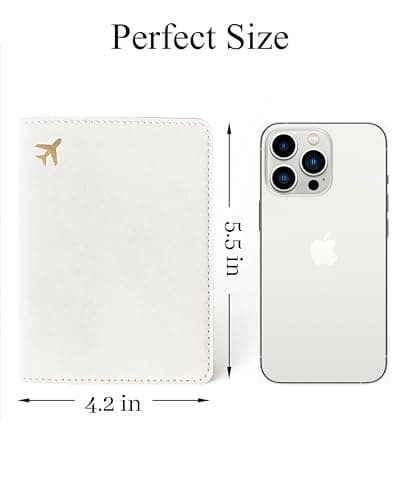 toTravelGear Passport Holder for Travel Essentials RFID Blocking PU Leather — view 4