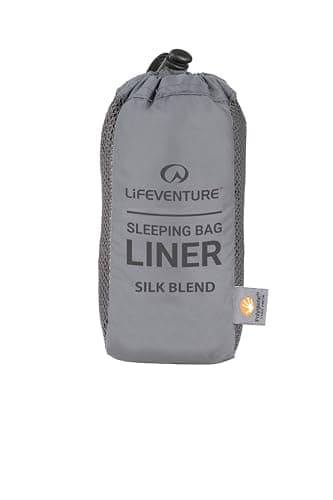 Lifeventure Silk Sleeping Bag Liner | Travel and Camping Sheet, Mummy — view 4