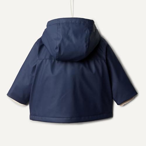 Amazon Essentials x Sofia Grainge Boys' Water-Repellent Rain Jacket, Navy, 2 Years — view 5