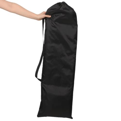 Vaguelly 2pcs Black Nylon Camping Storage Bags for Tables and Yoga Mat — view 4