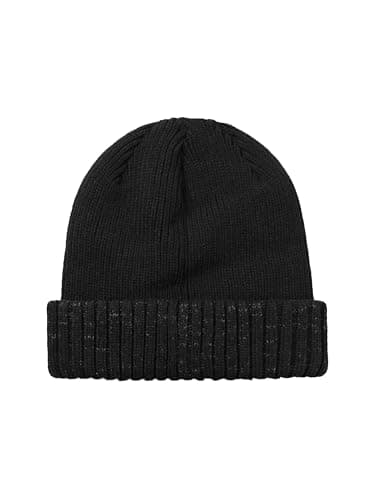 SEALSKINZ | Heydon | Unisex AQUASEALZ® Waterproof Cold Weather LED Roll Cuff Beanie Hat |Everyday & Outdoor Activities | Fleece Lining Black — view 2
