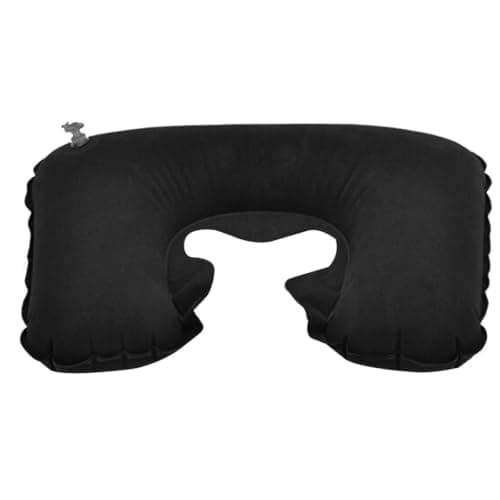 MAGICLULU Inflatable Random Color 4pcs U Shaped Travel Pillow Neck Pillow with Micro-velvet Fabric Comfortable and Portable for Airplane and Home Use — view 6