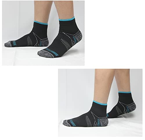 XIMISUN 7 Pairs Compression Socks for Women & Men Plantar Fasciitis Relief Foot Pain, Arch Support- Upgraded Sport Compression socks Best for Athletic Running Medical Pregnant — view 2