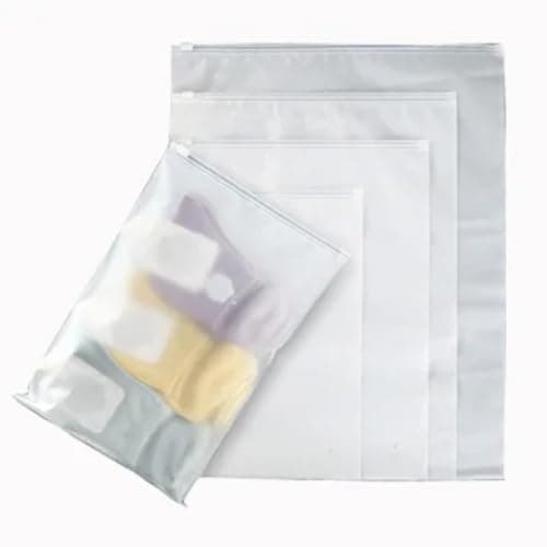 jfs 50Pcs Custom Storage Frosted Zipper Bags Home Clothing Shirts Business Small Business Packaging Product Bags Print Your Own Logo (30x40cm) — view 4