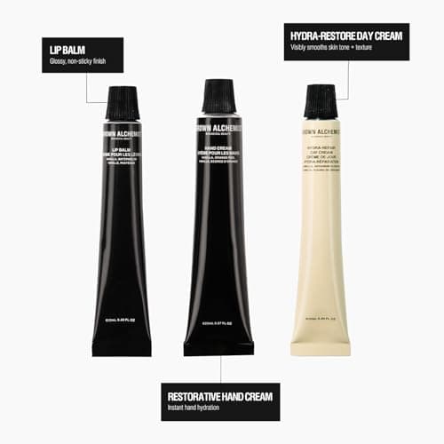 Grown Alchemist On the Go Essentials Travel Skincare Set - Hydrating Face Cream, Nourishing Hand Cream & Lip Balm - Natural Botanical Kit with Aloe, Vitamin E, Rosehip Oil - 3 Piece Travel Collection — view 2