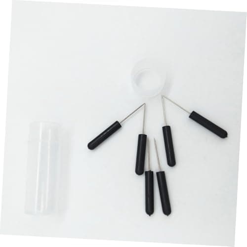 COHEALI 6 PCS Black Cylinder Head Push Pins for Travel Maps and Cork Bulletin Boards Lightweight Plastic Map Markers for Planning and Pinboard Use — view 5