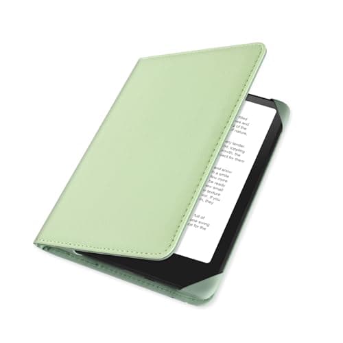 HoYiXi Universal Case for 6.8 Inch 7 Inch Kindle eReaders Compatible with Paperwhite/Kobo/BOOX T68/iReader Ocean,6.8-7" eReaders Protective Case Cover Elastic rope,Green — view 2