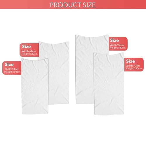 Print Maniacs Custom Personalised Hubby and Wifey Towel Microfibre Beach Towel Couple Gift Large Quick Dry Lightweight Travel Towel Honeymoon Holiday Pool Spa — view 2