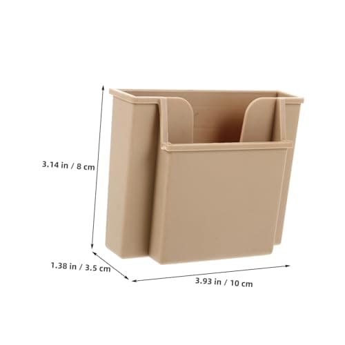 Alipis Car Vent Phone Holder Beige Plastic Storage Box for Cars — view 6