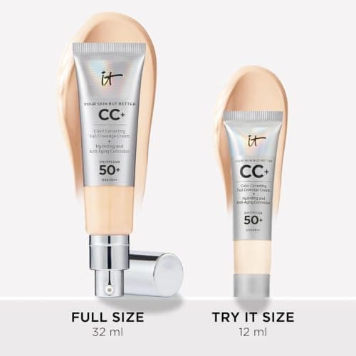iT Cosmetics, CC+ Cream with SPF 50+, Light CC Cream, 12ml — view 3