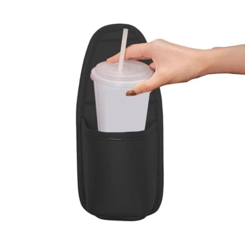 Car Door Storage Pocket, Leather Cup Holder for Car — view 3