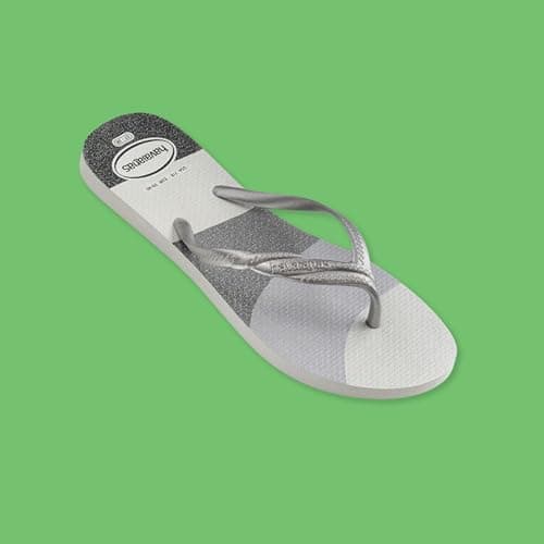 Havaianas Fantasia Gloss Women FlipFlop White/Silver 4.5/5 UK — view 5