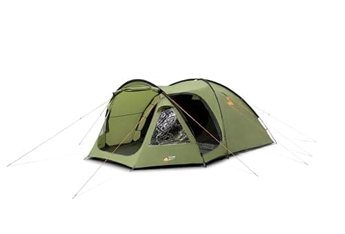Vango Apollo 500 Family Tent for 5 People [Amazon Exclusive] with Large Porch Living Area, Waterproof - Ideal Weekend Camping Tent, Epsom Green — view 5