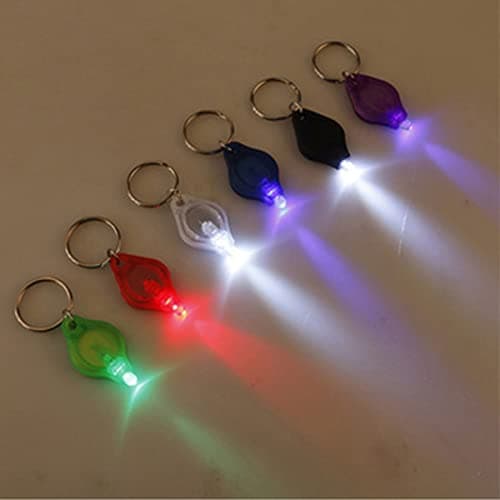 MACHSWON Mini Keychain Torches Flashlight UV Money Checker Key-Chain LED Money Detector Light Key Ring Light Torch Black — view 4