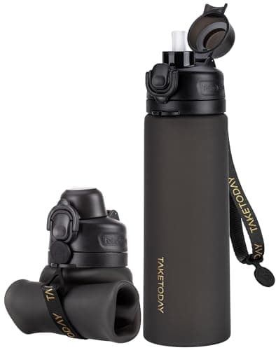TakeToday collapsible water bottle (Black)