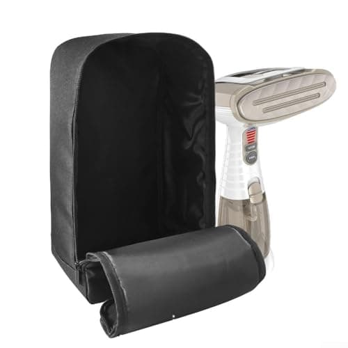 ZiStarlilife Travel Steamer Bag Compatible With Handheld Clothes Steam Iron Storage Case With Hanging Buckle Strap Lightweight Polyester Portable Black — view 6