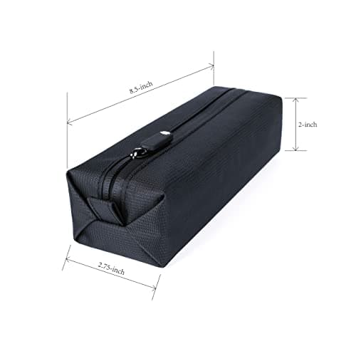 Comfyable Small Toiletry Bag for Men, Water-Resistant Mini Toiletry Bag, Essentials Bag, Dopp Kit Bag for Electronics, Tech, Gym, Black — view 2