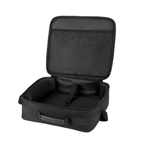 BaotyJie Projector Carrying Case Projector Storage Bag,Large Capacity Polyester Universal Sturdy Black Adjustable Strap Organizer Bag — view 6