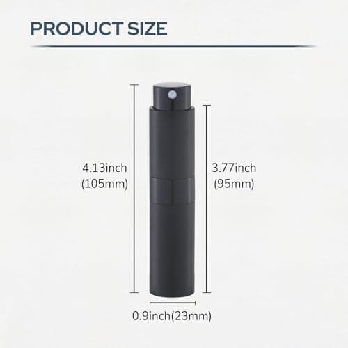 Lulupack Travel Perfume Atomiser Refillable - Mini Perfume Refill Spray Bottles for Aftershave - Small Travel Size Portable Fragrance Bottle - Empty Cologne Filler Atomiser for Man 8ml 3PCS Blue — view 2
