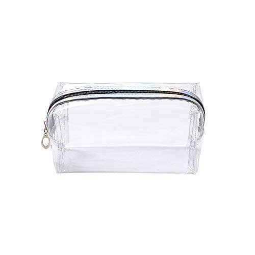 Clear Pencil Case, Large Transparent Plastic Pen Pencil Bag Makeup Pouch Travel Cosmetic Bag,School Supplies for Teenage Boys Girls Women (Clear) — view 5