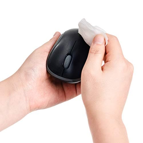Pack of 240 Anti Bac Wipes Tiny Size 6cmx6cm, Greatril Alco Cleaning Wipes with Travel Size for Mobile Phone iPad Door Handle Glasses Tablet PC Computer Laptop — view 5