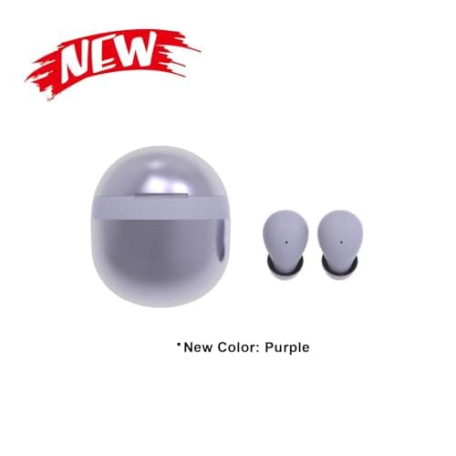 Invisible Mini Small Purple Earbuds Hidden Tiny Earphones for Small Ears — view 2