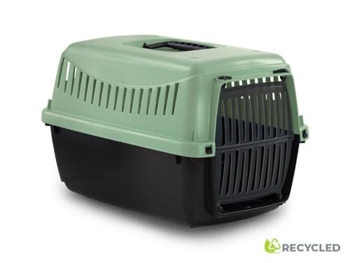 URBNLIVING Plastic Pet Carrier for Dogs & Cats - Durable & Lightweight Travel Crate with Secure Lock & Ventilation - Easy Clean Kennel for Puppies, Kittens & Small Pets - 2 — view 3
