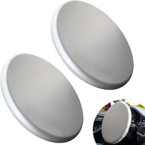 2Pcs Car Steering Wheel Sunshade, Heat Resistant Steering Wheel Cover, Protective Sun Shade Automotive Accessories for Vehicle Travel Hot Weather Truck Outdoor Parking