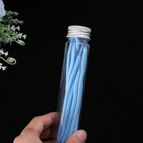 KJHBV Plastic Shoelace Storage Tubes Sneaker Laces with Screw Caps 15pcs Separate and Organise and Tiny Items Efficiently for Portable Travel Organiser — view 5