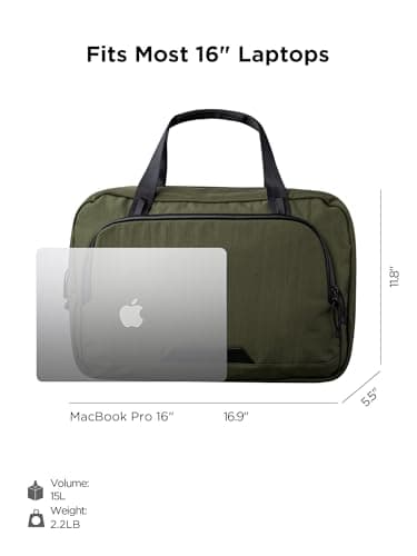 ALPAKA Bravo Brief Multifunctional Urban Briefcase Messenger Bag, Green — view 3