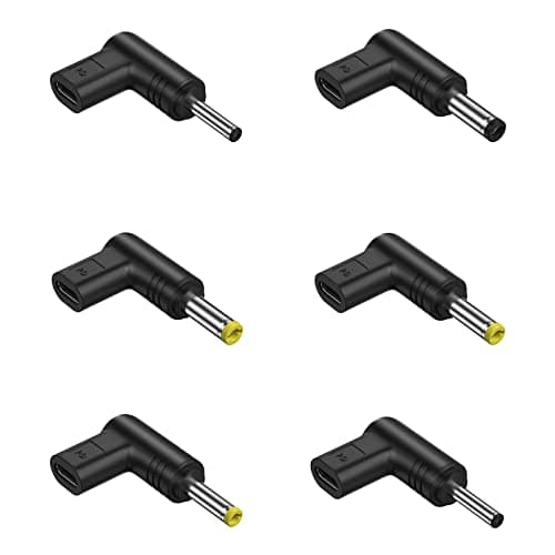 BOGEEL USB C to Power Connector 15V Type C to Plug Charging Adapter Converter for Laptop Router,Plastic — view 4